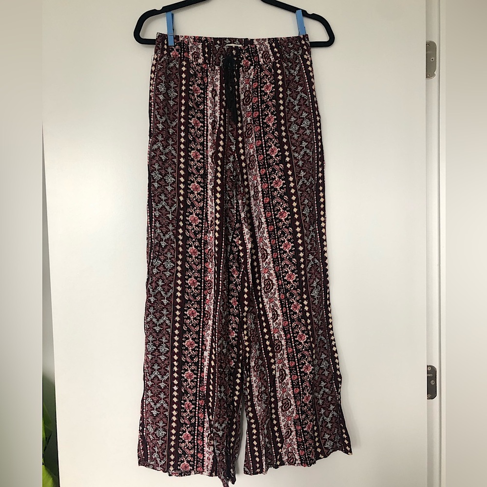 Garage Wide-Leg Patterned Pant - perfect for festivals and dancing!